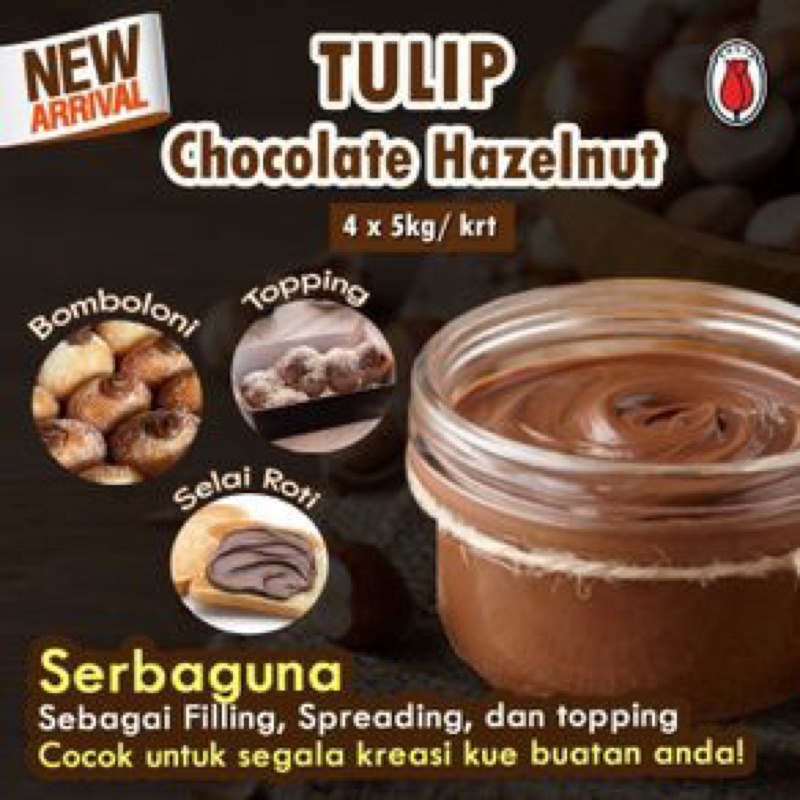 

Tulip Filling Hazelnut 1kg - REPACK