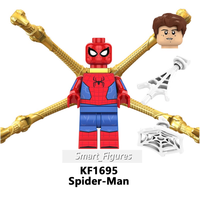 Spiderman Minifigures Cakar Baru The Amazing Spider-Man Green Goblin Harry Osborn Marvel Mainan Hadiah Mini Figure KF6159
