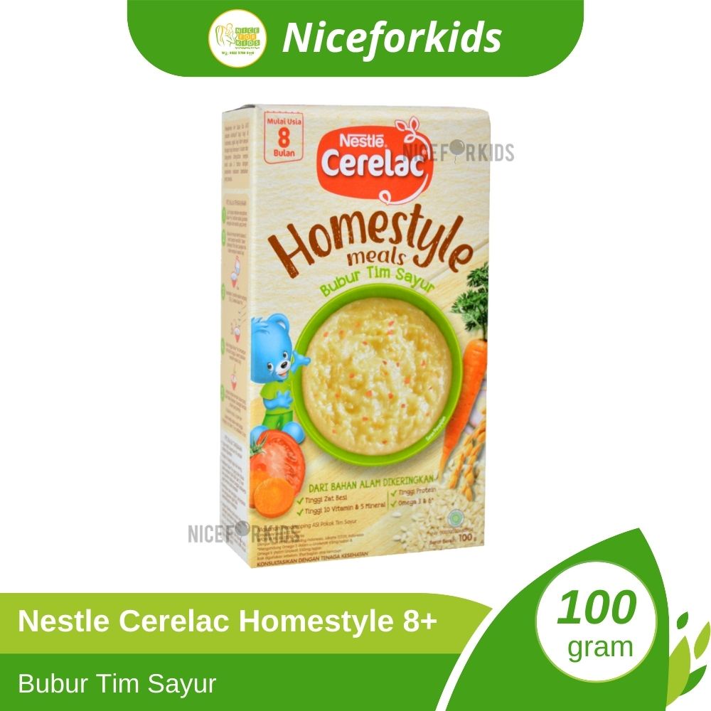 Nestle Cerelac Bubur Bayi Homestyle Meals / Bubur Tim Instan Mpasi