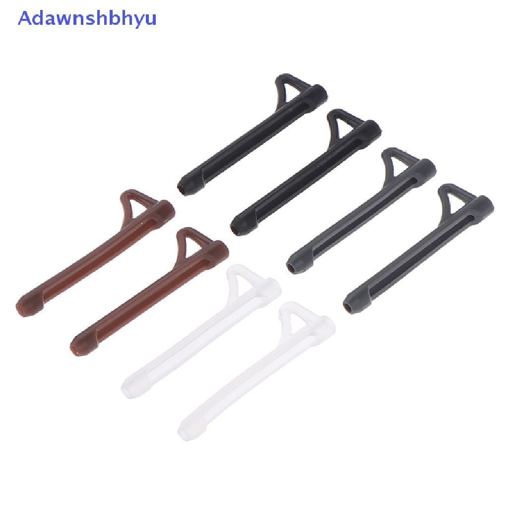 Adhyu 5pasang Kacamata Penutup Anti Slip Ear Hook Silikon Anti-Slip Holder Untuk ID Kacamata