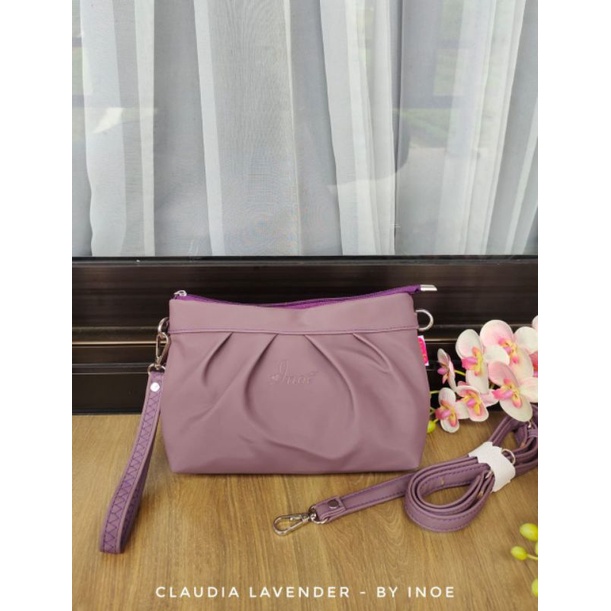 TAS SELEMPANG CLAUDIA BY INOE BAHAN CHOCOLY ANTI AIR WATERPROOF