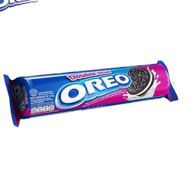 

Oreo Double Stuf 133 gr cemilan dengan krim vanilla tebal favorit keluarga - twinpack ➴