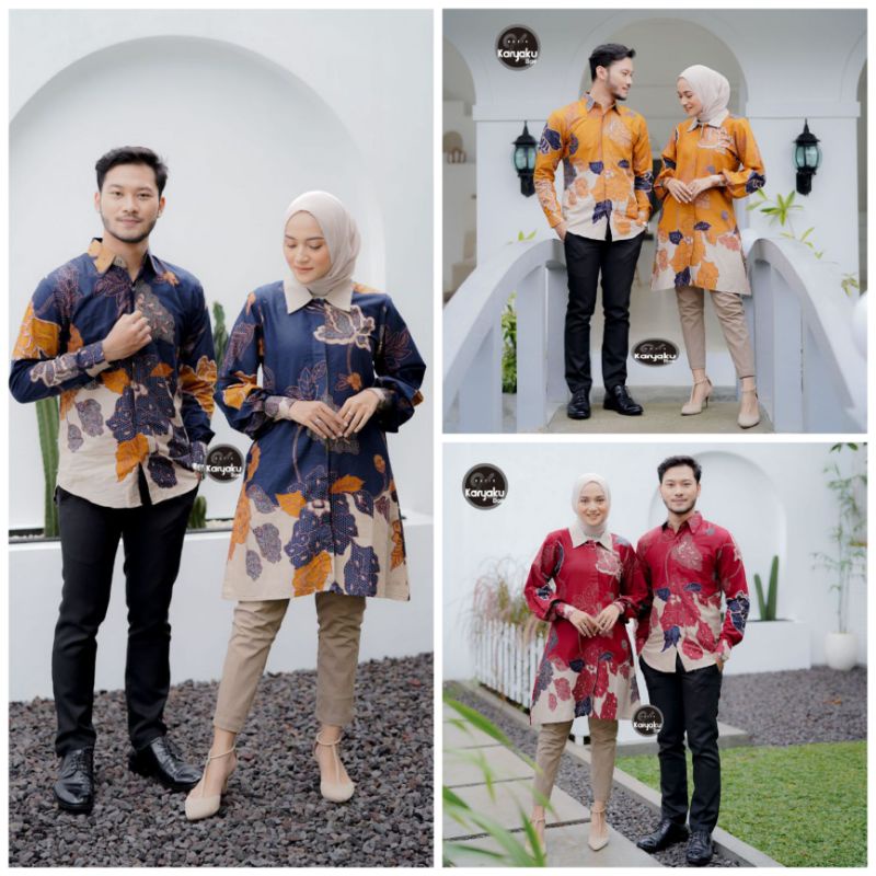 Batik Couple Tunik Batik Couple Batik Couple Modern