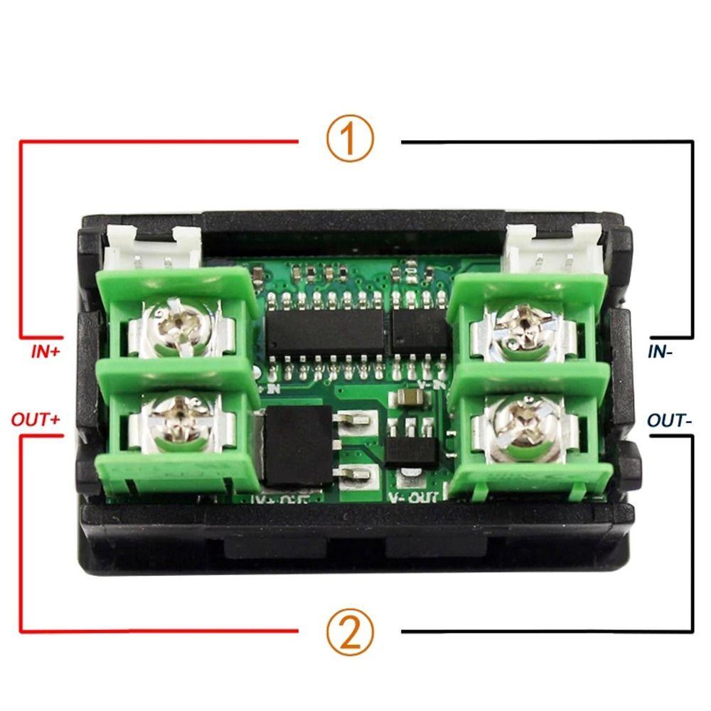 Solighter Digital Voltmeter Ammeter LCD Display DC 150V/20A 3KW Wattmeter Volt Tester Kapasitas Arus