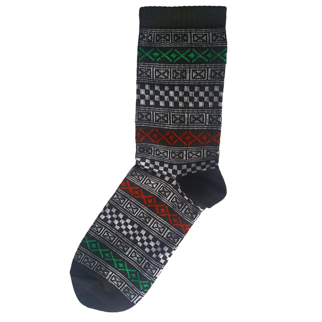 Kaos Kaki Motif Tribal Oldschool Batik Pria Wanita S45