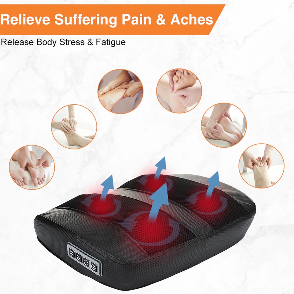 Alat Pijat Refleksi Kaki Mode Hangat / Massage Cushion Alat Pijat Kaki Elektrik P281