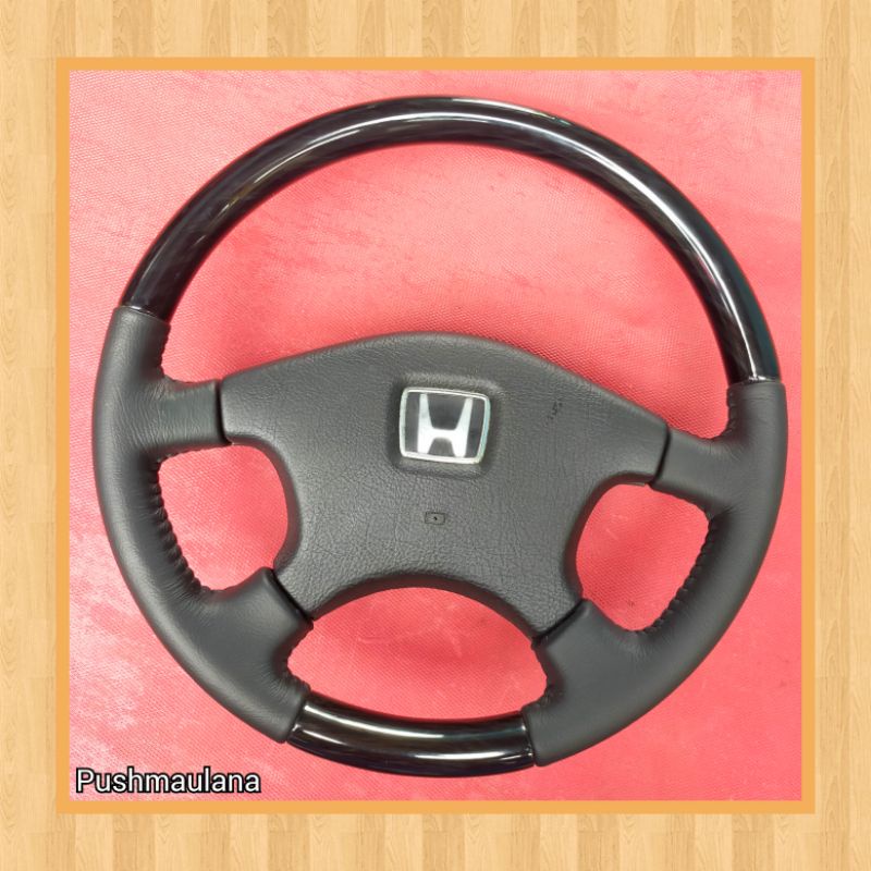 Setir Stir Honda Maestro Black Wood Piano