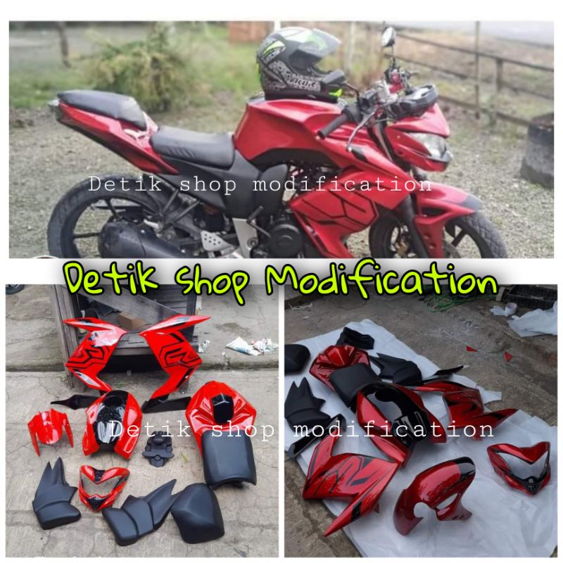 TOPENG BYSON SAYAP BYSON FAIRING BYSON BODY BELAKANG BYSON MODEL NINJA FI SINGLE SEAT BYSON