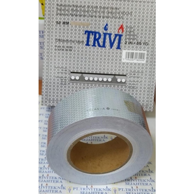 

[BISA COD] tape reflective IMPA330189,stiker silver marine scotchlite solas retro