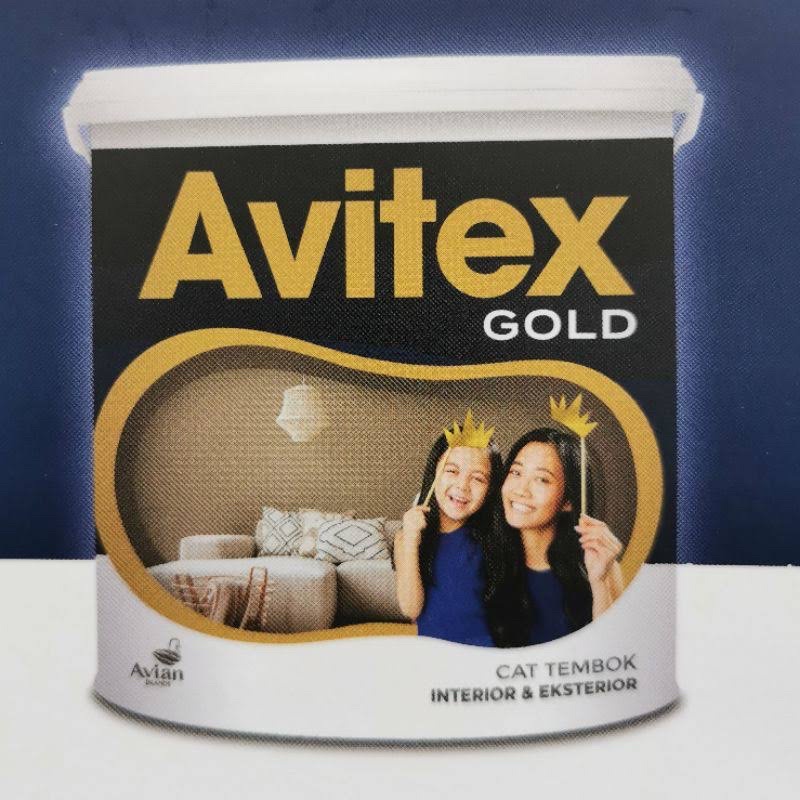 Avitex Gold Cat Tembok Exterior Interior Eksterior White Oakwood N9 001 25kg 25 kg