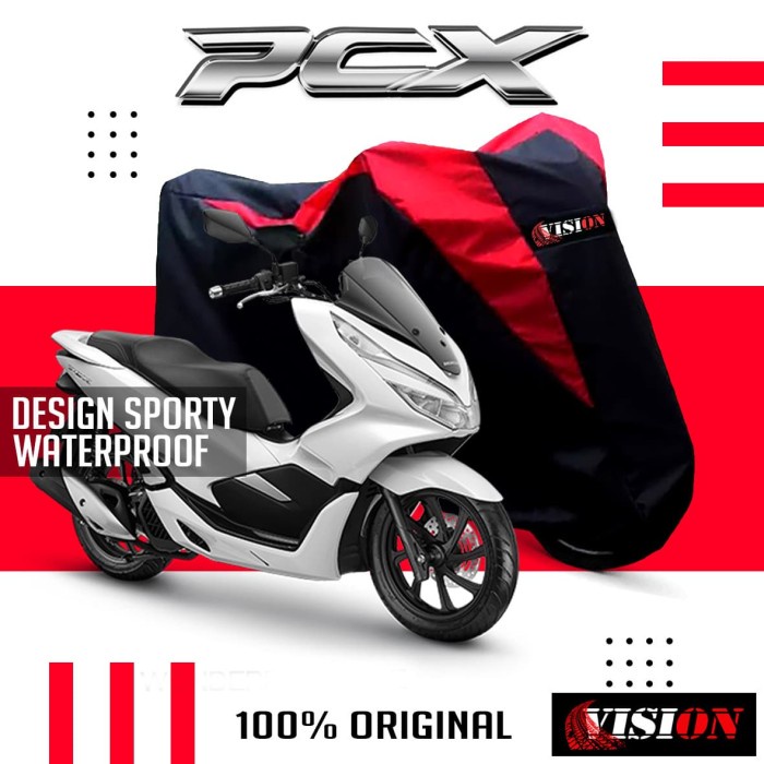 COVER MOTOR PCX SARUNG PENUTUP BODY MOTOR WATERPROOF VISION