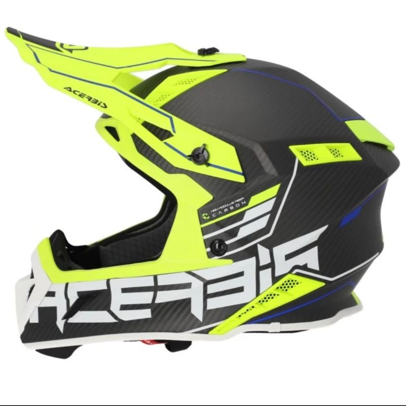 Helm ACERBIS Impact Steel Carbon - Black Flou