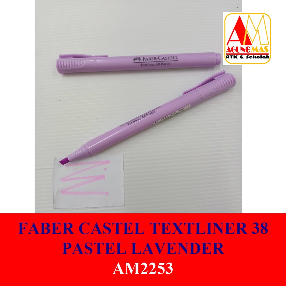 

FABER CASTEL TEXTLINER 38 PASTEL LAVENDER