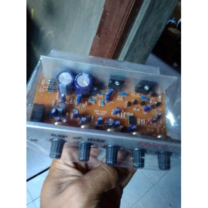 Paling Dicari Cod Kit Amplifier speaker aktif tip 3055 2955 Mono Filter Subwoofer Mic 1 Chanel