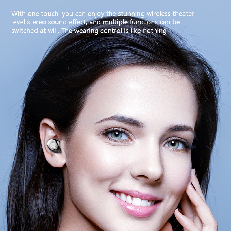 ⚡(COD) TWS F9-8 Headset Bluetooth 3500mah Power Bank with Mic 9D Bass Stereo Handset Water Proof Earbud 5.0 Wireless Earphone Henset