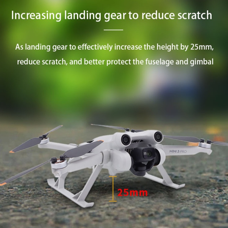 Zzz Landing Gear Leg &amp; Water Landing Gear Untuk Kaki Bar Flight Extender Mini 3pro