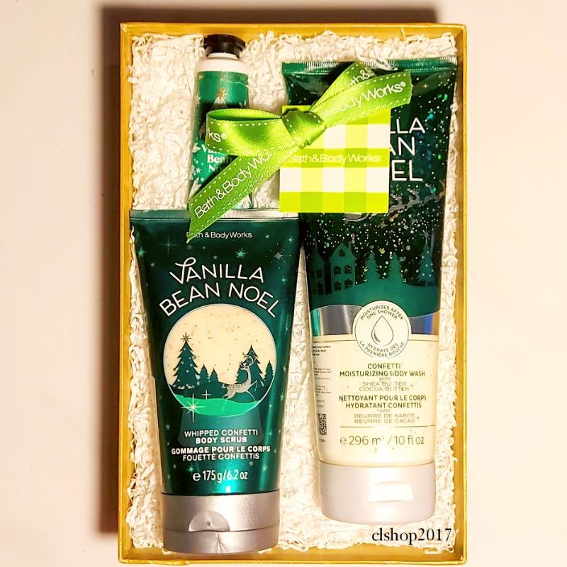 BBW VANNILA BEAN NOEL GIFT SET PAKET BATH &amp; BODY WORKSVBN