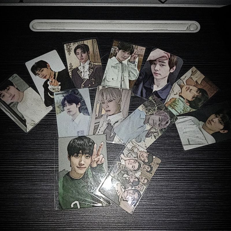 PC PHOTOCARD ALBUM BDO BDC MEMBERSHIP SG SUNGHOON SUNOO NI-KI GRUP ENHYPEN