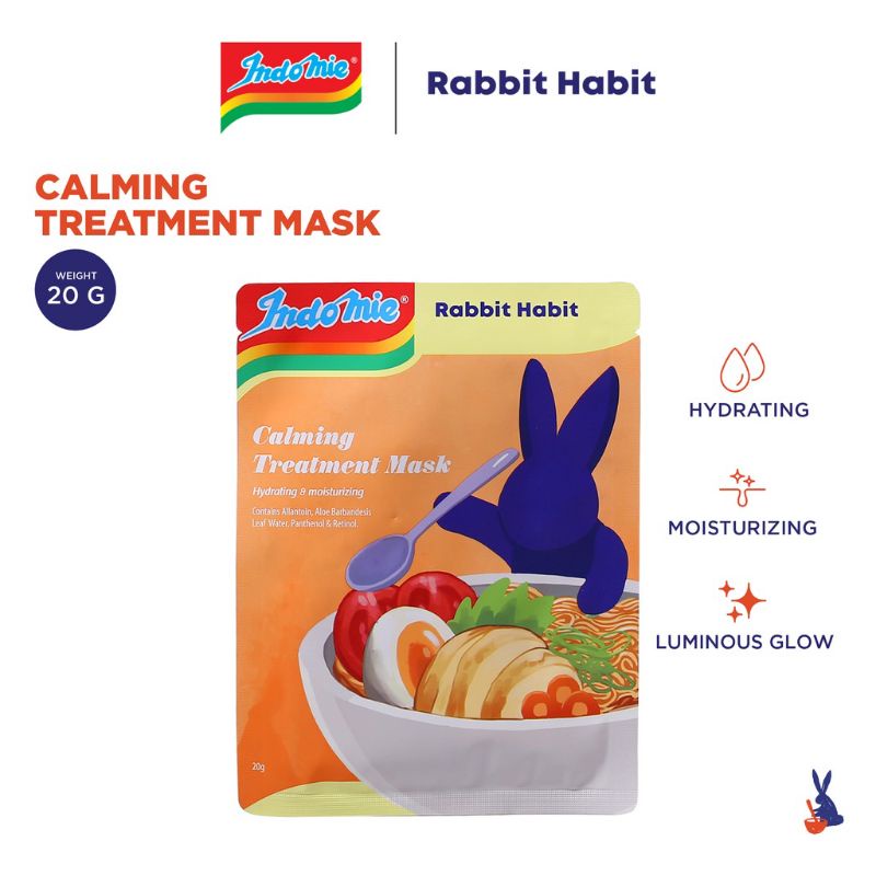 Rabbit Habit x Indomie Active Collagen Essential / Calming Treatment Mask 20g