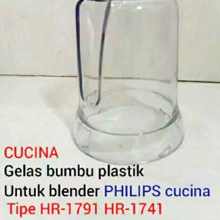 GELAS BUMBU BLENDER PHILIPS CUCINA 1741/1791
