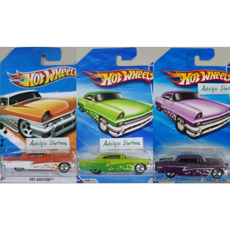 hotwheels hot wheels '56 merc hot auction open hood akta