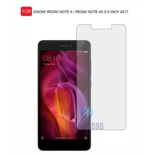 XIAOMI REDMI NOTE 4 / NOTE 4X TEMPERED GLASS ANTI GORES KACA ANTI BARET