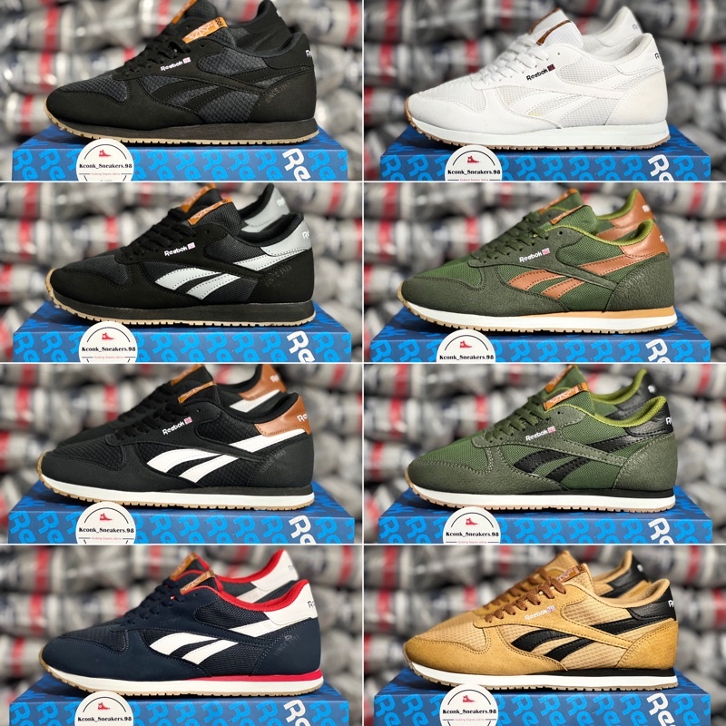 Sepatu Rebook Pria All Color Premium Grade Original Sepatu Olahraga Pria Terbaru