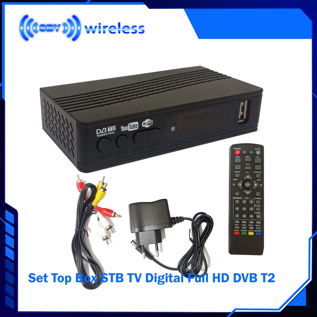 Set Top Box STB TV Digital Full HD DVB T2