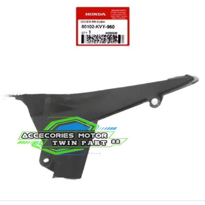 80102-KVY-960 Cover Rr Cush Tutup Shock Shok Shockbreker Belakang Honda Beat Karbu 2008 2009 2010 20