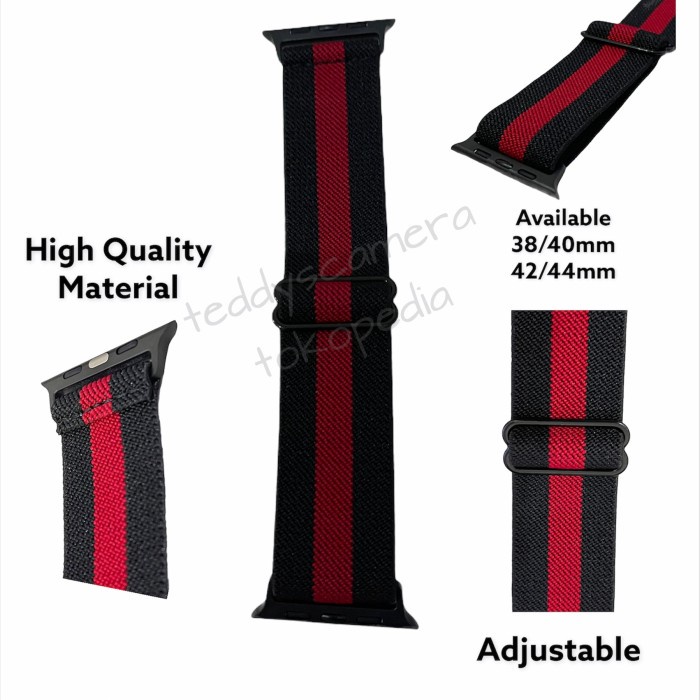 Strap Nylon Apple Watch 38/40/42/44Mm Replacement Strap Iwatch Adjust #Original