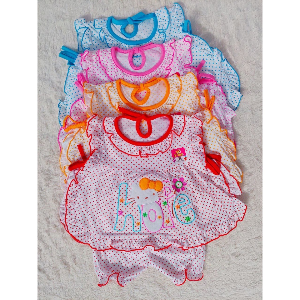 dress baju bayi setelan Ylin SWEET DREAM (0-6bln)