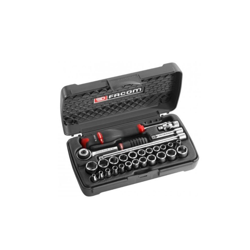 FACOM Kunci Shock 1/4 inc / SOCKET SET SQUARE DRIVE 1/4IN R.420AMU