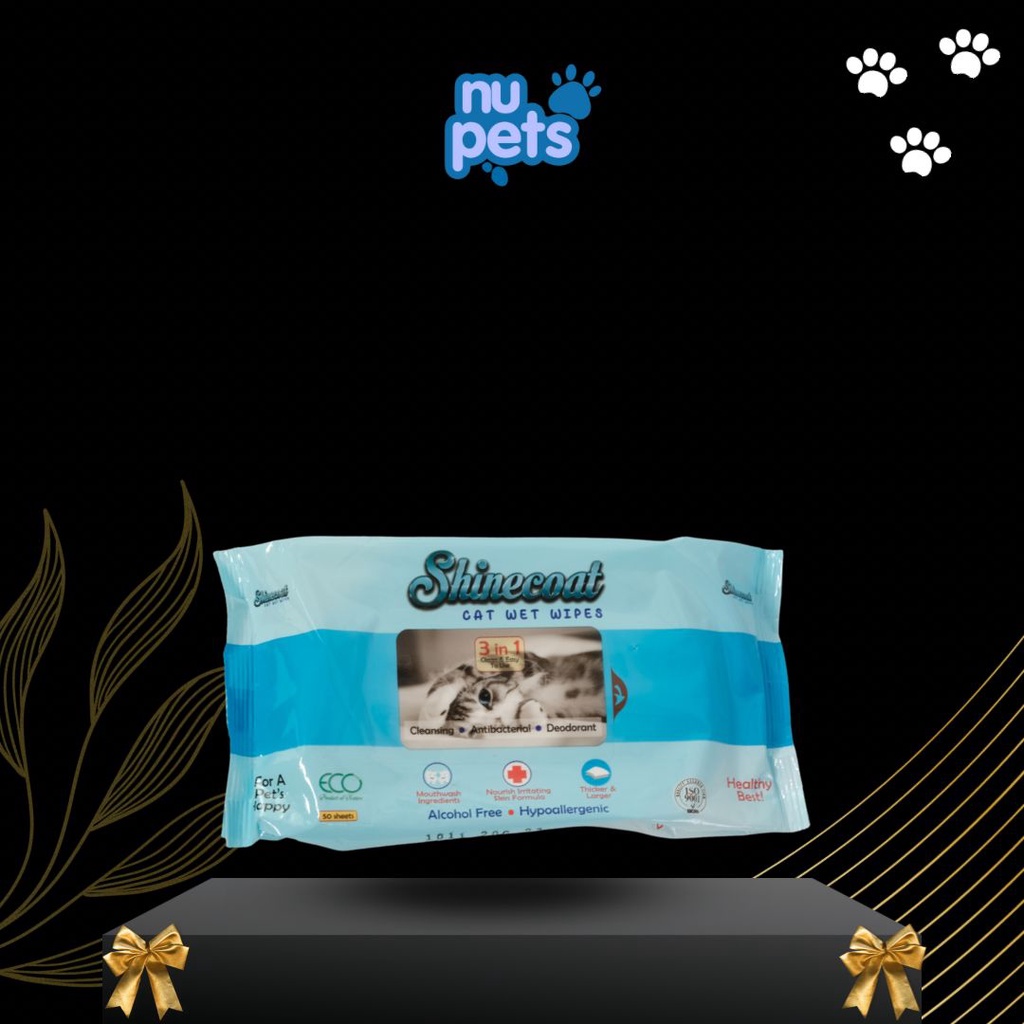 Tissue Basah Kucing Tisue Basah Wet Tisu Anjing Shinecoat Cat Shinecoat Dog