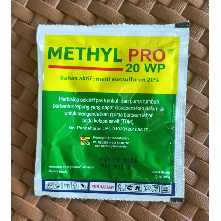 methyl Pro 20 WP Herbisida Selektif kemasan 5gr