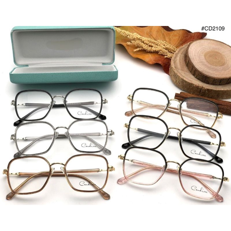 Frame Kacamata Minus Wanita Terbaru CD2109 Antiradiasi | Anti UV Photocromic &amp; Bluecromic