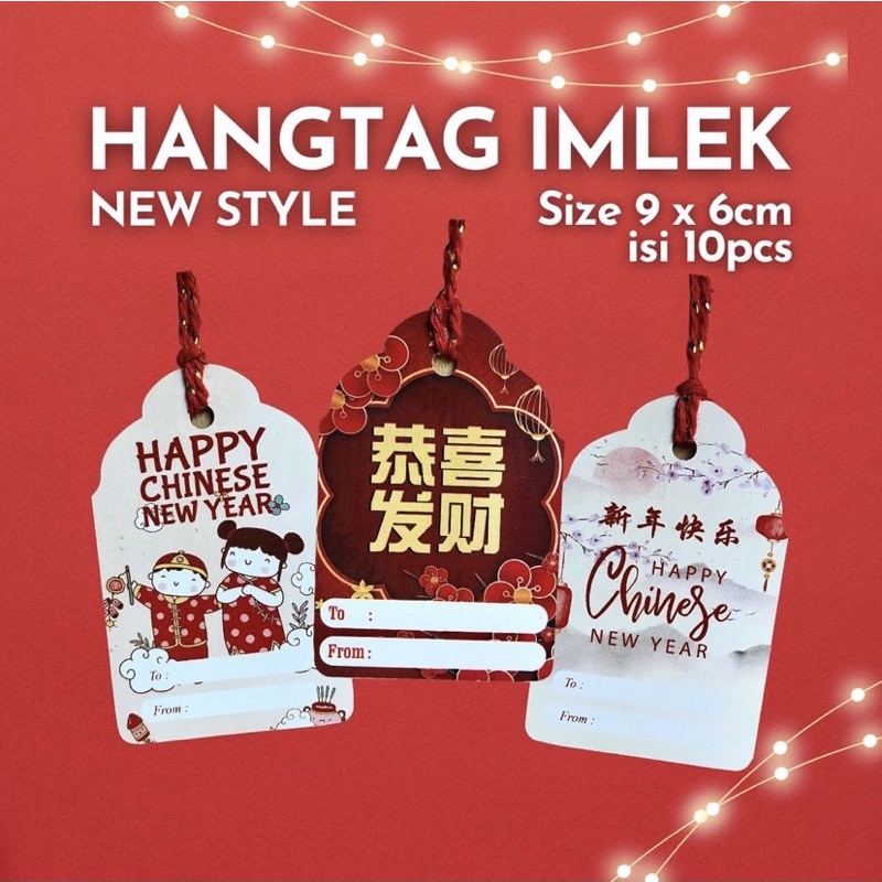 

HANG TAG CHINESE NEW YEAR / IMLEK new style