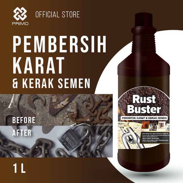 Jual Terbaru Pembersih Karat Semen Primo Rust Buster L Tempat