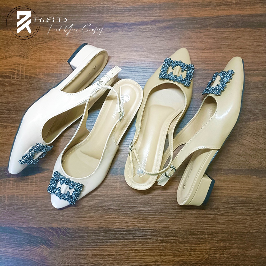 Sandal Premium ID7742 RSD / Sepatu Wanita NAOMI/ RSD SEPATU TALI / Selop Tali / Selop Hak Wanita / S