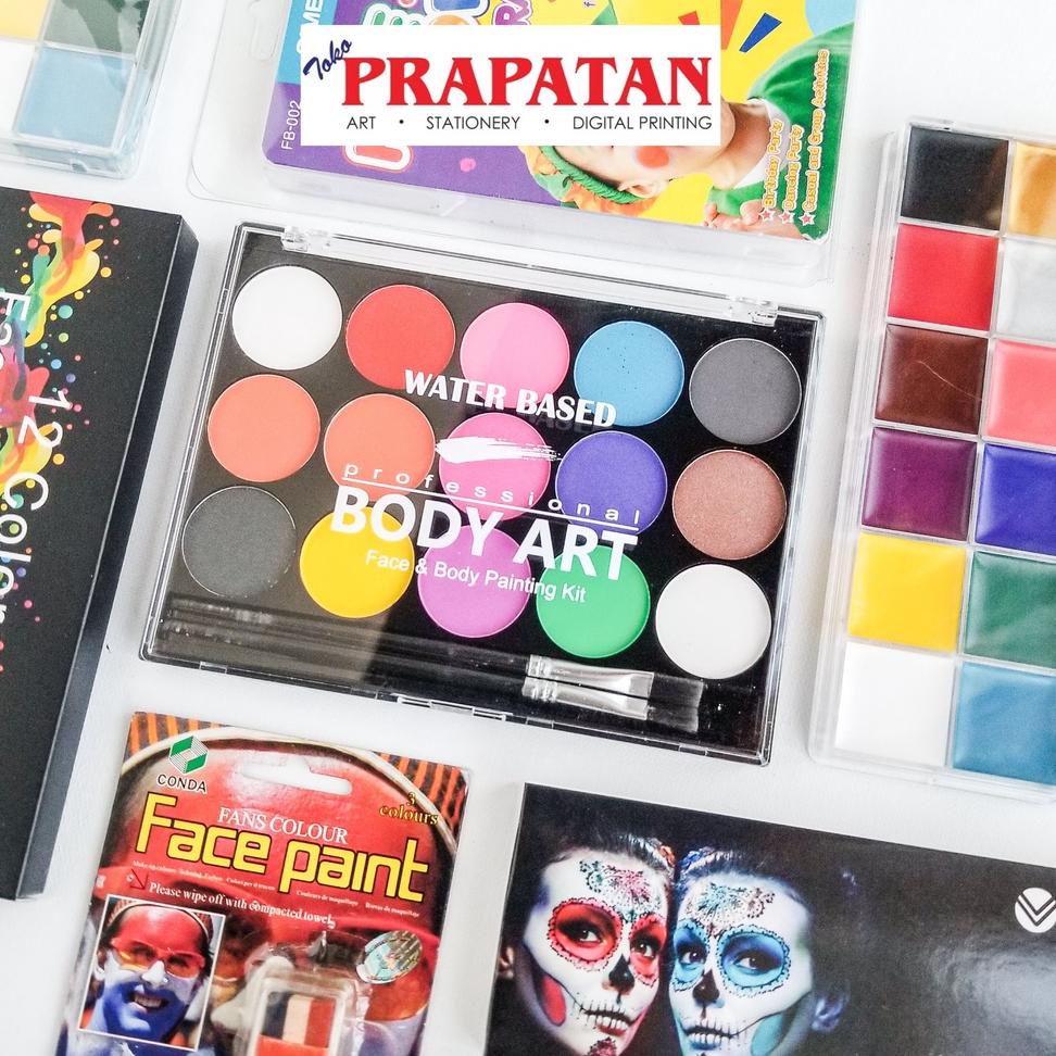 

[V-6-8 ㊚] Professional Body Art / Body Face Painting / Cat Wajah / Face Paint-pasti dikirim