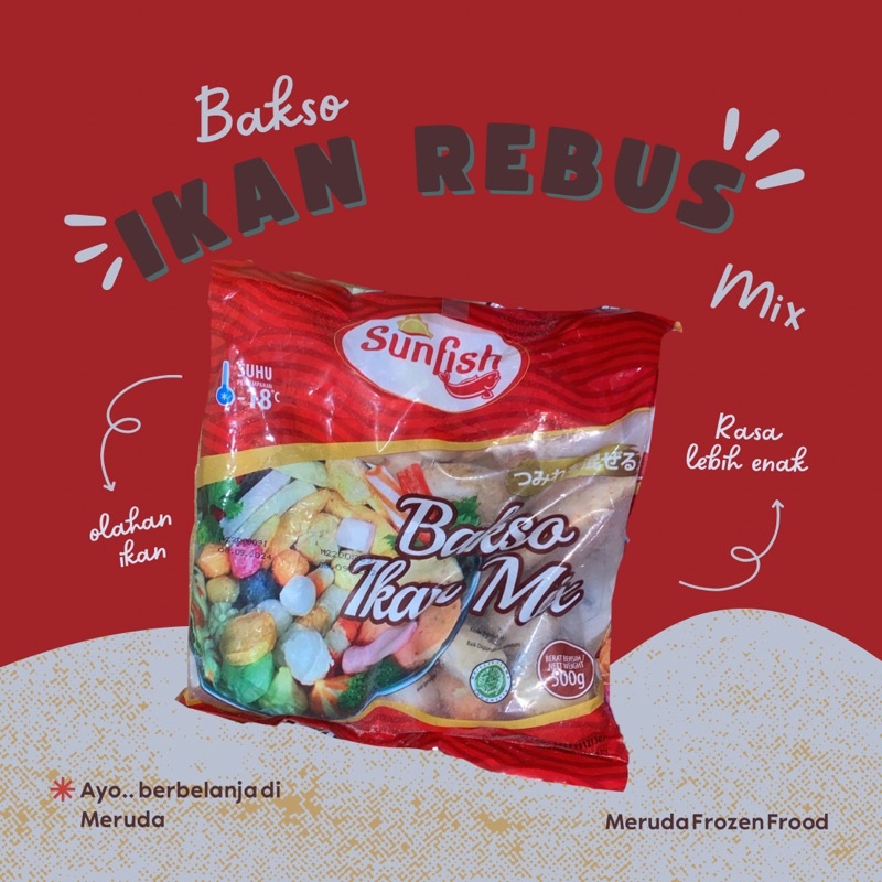 

Sunfish Ikan rebus mix 500 gr