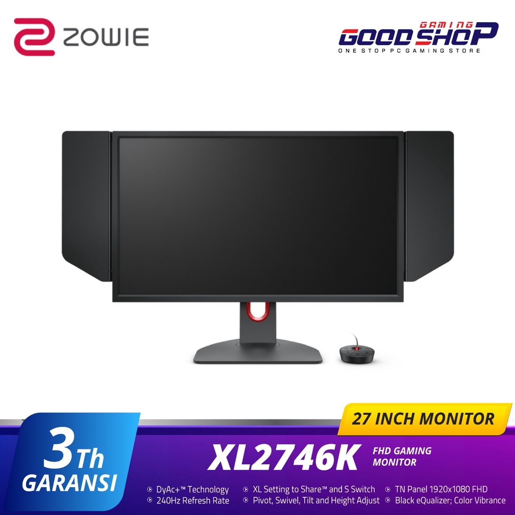 Monitor Gaming BenQ ZOWIE XL2746K Esports 27 inch 240Hz DyAc+