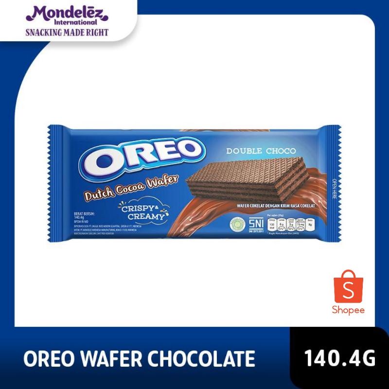 

Oreo dutch cocoa wafer 140.4 gr