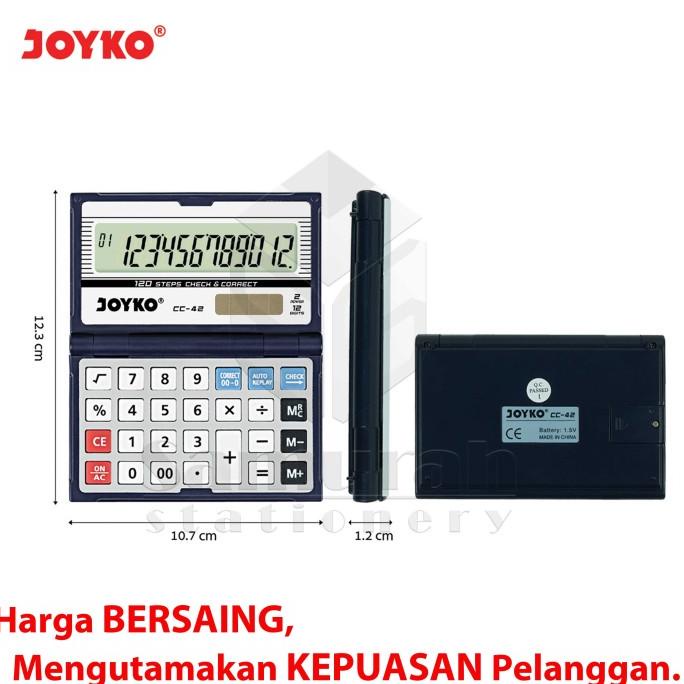 

Kalkulator Joyko Cc 42 Lipat Mesin Hitung Cc-42 / Calculator 12 Digit