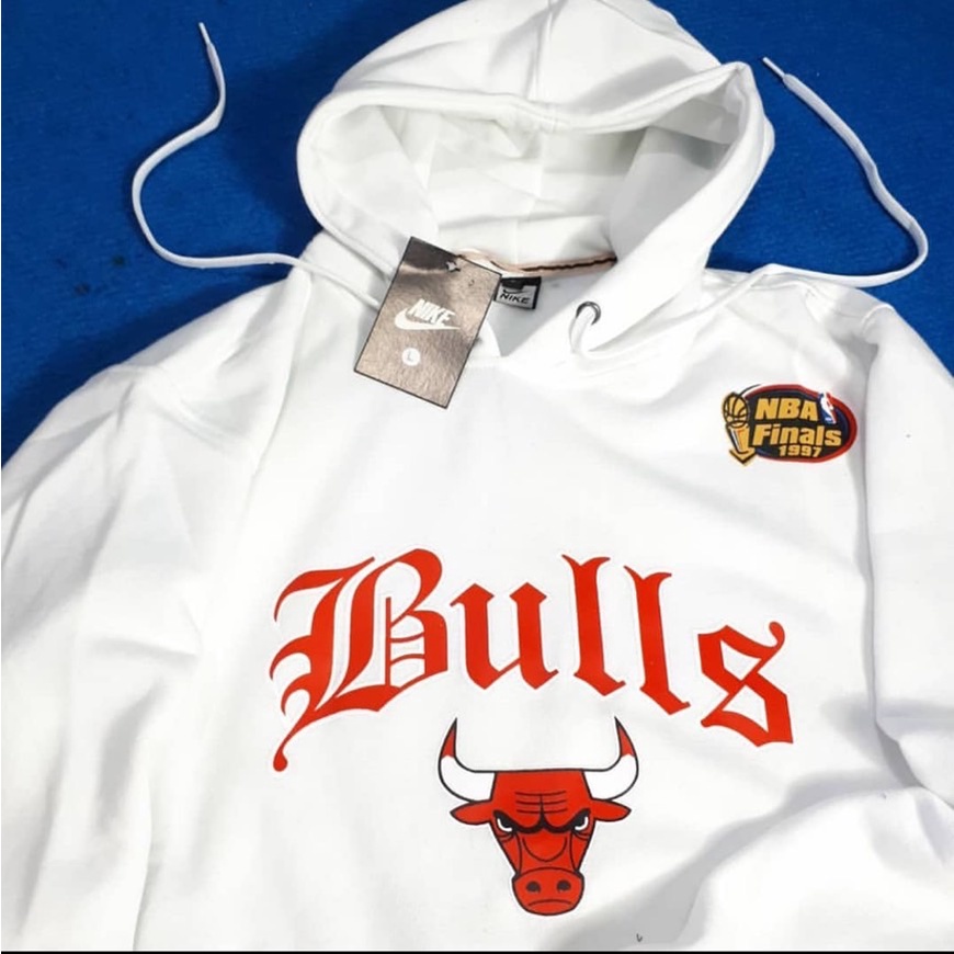 Jaket Sweater Hoodie Chicago Bulls Mitchells Ness Tag &amp; Lab