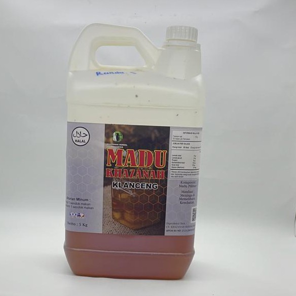 

Madu Khafi/Khazanah Kelanceng Putih Super Netto 5kg