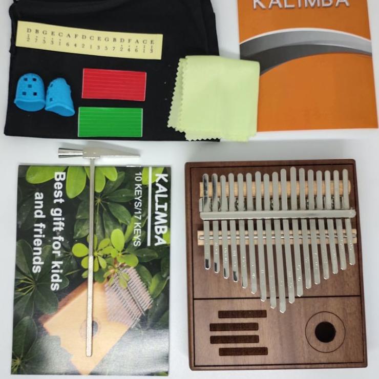 Stock Ada Kalimba Alat Musik Original Premium Wood 17 Kunci