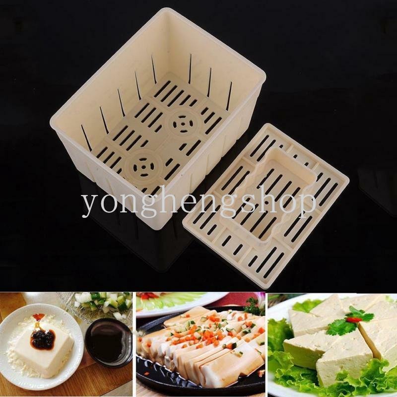 Diy Tofu Press Mould Maker Alat Pembuat Cetakan Tahu Homemade Kotak Alat Pembuat Tahu Kulit Kedelai Dapur Gadget