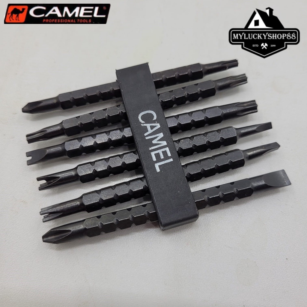 Camel Obeng Cebol Set 218 Flexible Bolak Balik Mini 7 Pcs Kombinasi