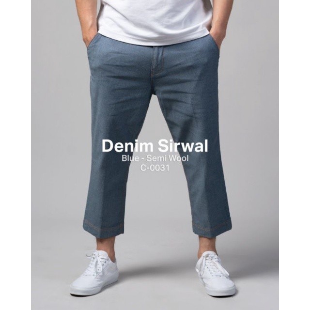 {FamilyStore} SAMASE Sirwal Office Terbaru Celana Sirwal Kantor Samase New Arrival - Blue M Murah