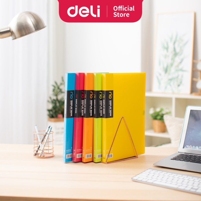 

✨NEW✨ - Deli EB01202 Display Book/Clear Holder-Rio FC 30P 5C